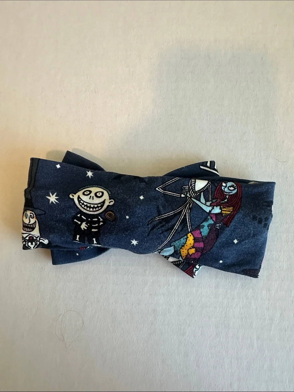 Little Sleepies Nightmare Before Christmas Jack & Friends Luxe Headband Bow NBC